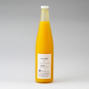 池田果樹園自然栽培温州みかんジュースの瓶
