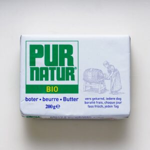 PUR NATURE発酵バターのパッケージ